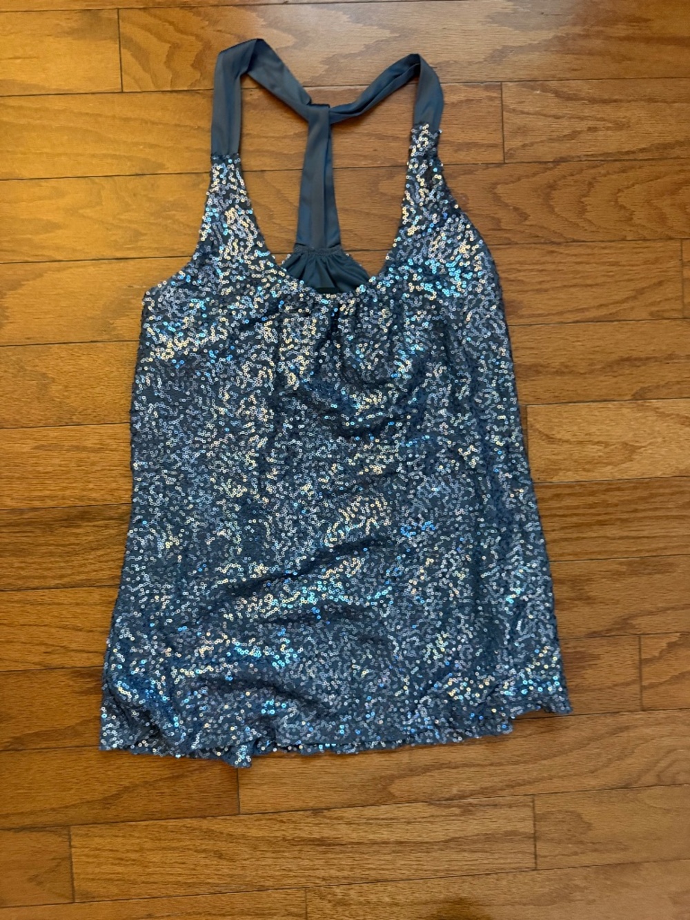 Gray-blue Express Sparkle Halter
